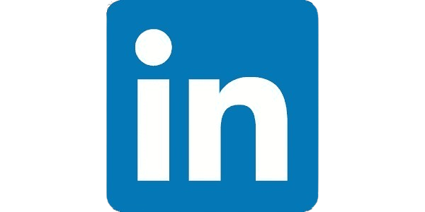LinkedIn logo on a white background